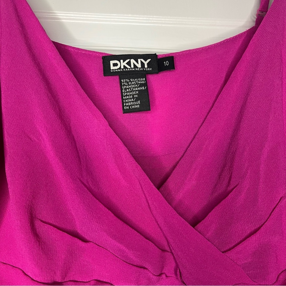 DKNY Pink Camisole Spaghetti Strap Top - Picture 2 of 6